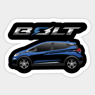 Bolt EV Premier Kinetic Blue Metallic Sticker